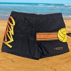 Vintage Mens OZZY Surf Swim‎ Board Shorts Back Size Large *READ